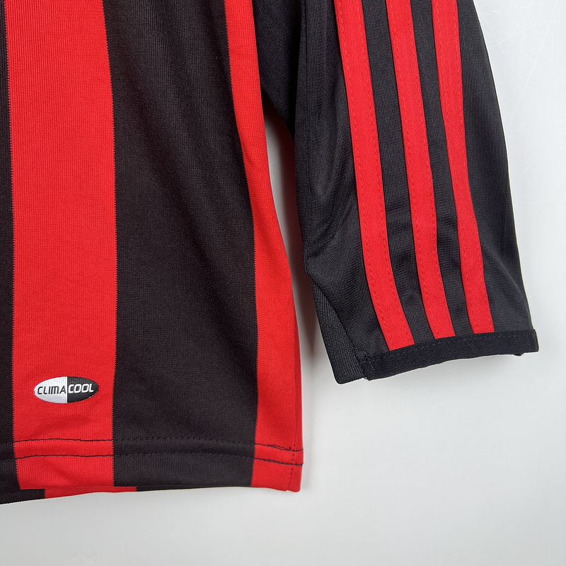 Retro 2008-09 AC Milan Home Long Sleeve Football jersey retro