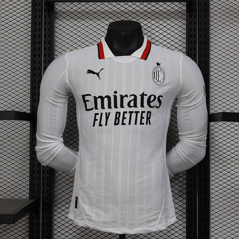 PLAYER 2024-25 AC Milan Away Long sleeve Football jersey