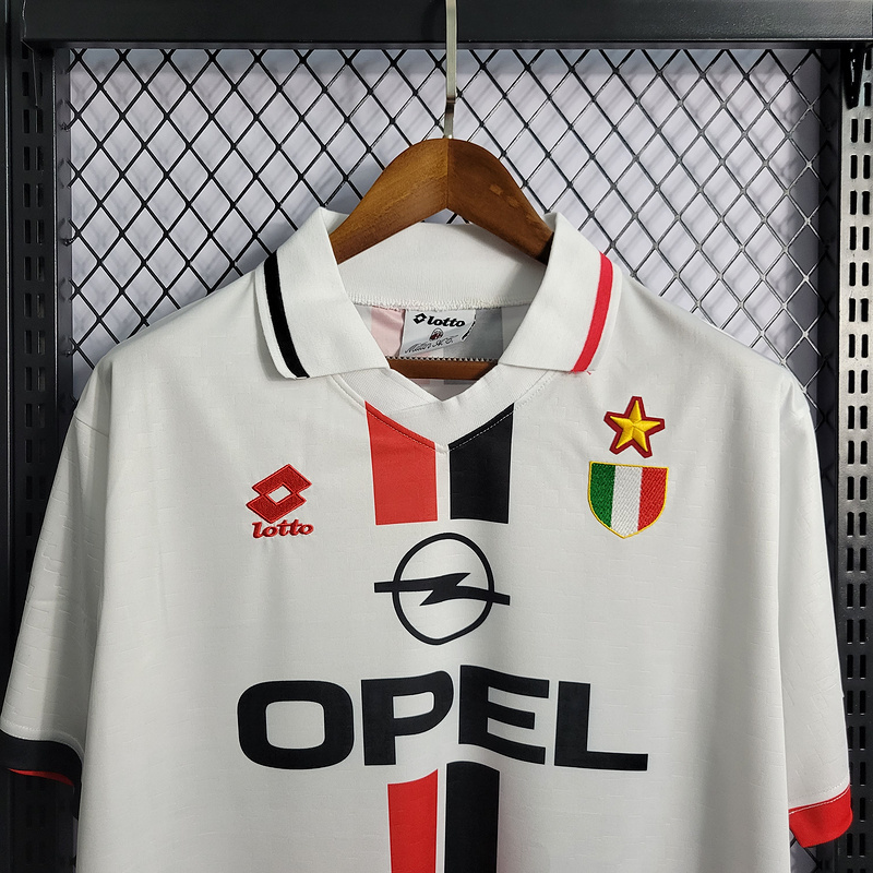 Retro 1996-97 AC Milan away BAGGIO BARESI VIEIRA ALBERRTINI Football jersey
