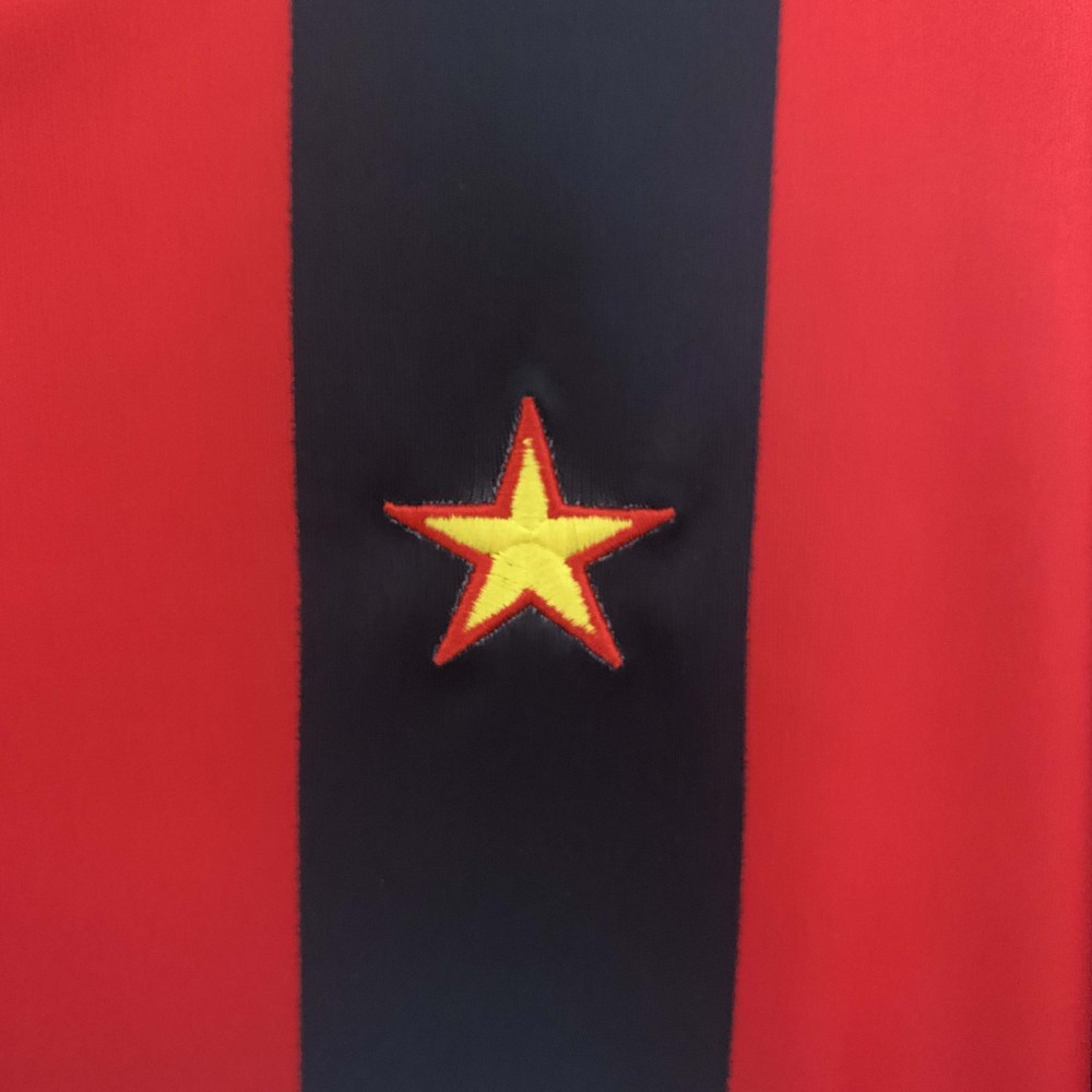 Retro 1990-91 AC Milan Home football jersey retro