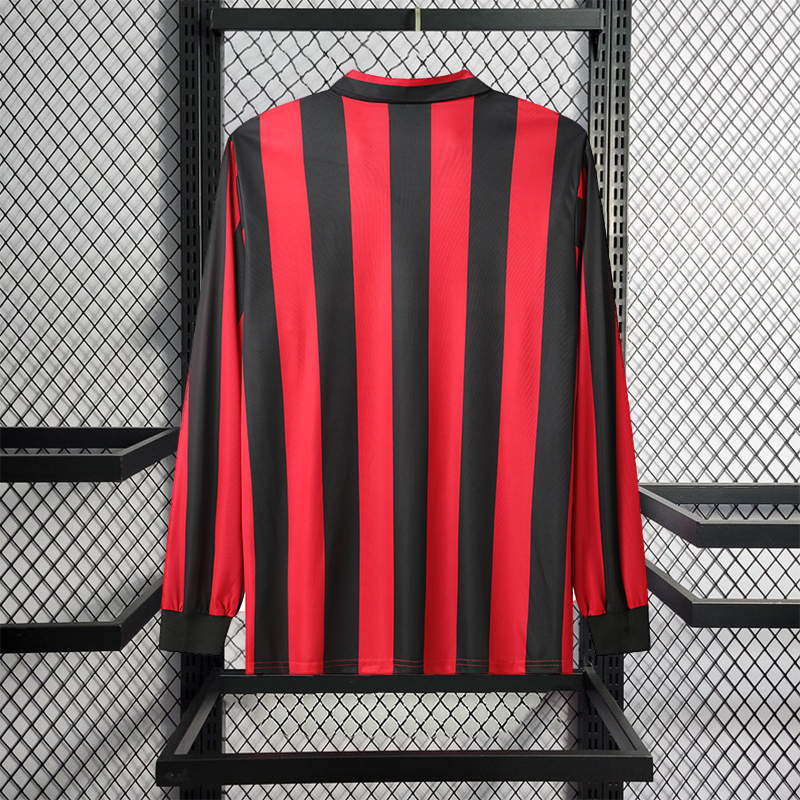 Retro 1988-89 AC Milan (LS) Home Football jersey retro
