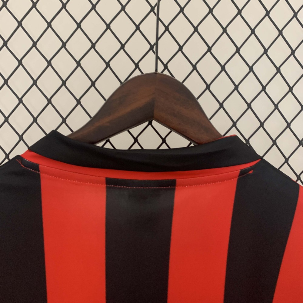Retro 1990-91 AC Milan Home football jersey retro