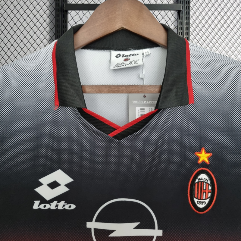 Retro 1995-96 AC Milan Training Black Football jersey retro