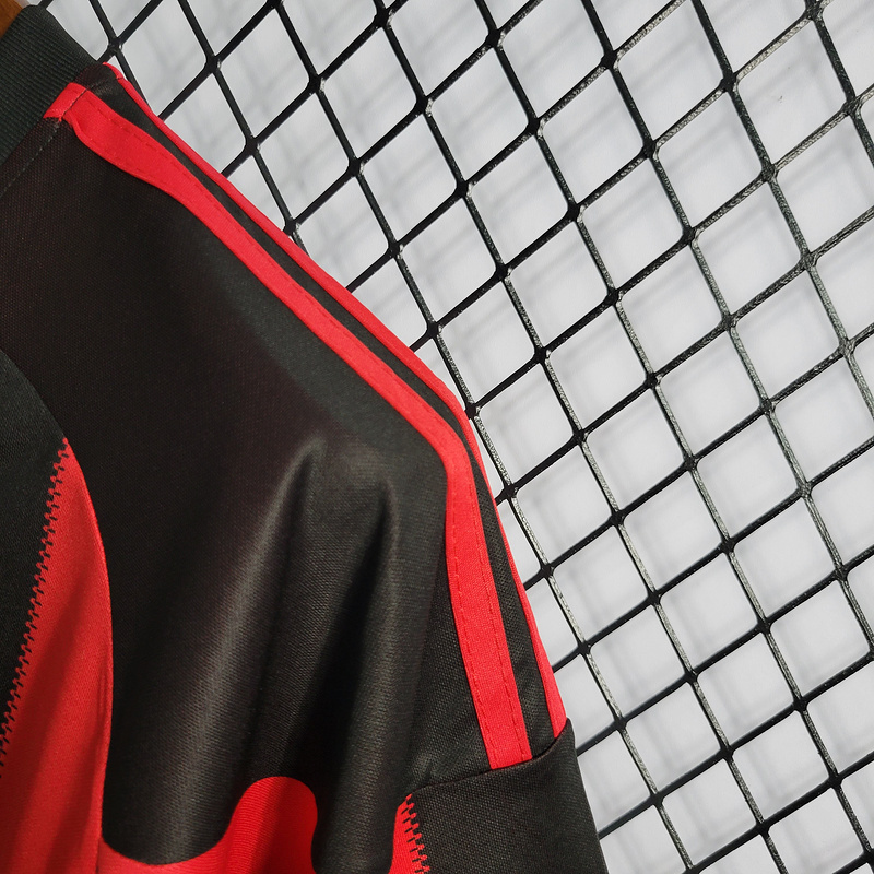 Retro 2010-11 AC Milan home IBRAHIMOVIC ZAMBROTTA KAKA MALDINI RONALDINHO BECKHAM PIRLO  Football jersey retro