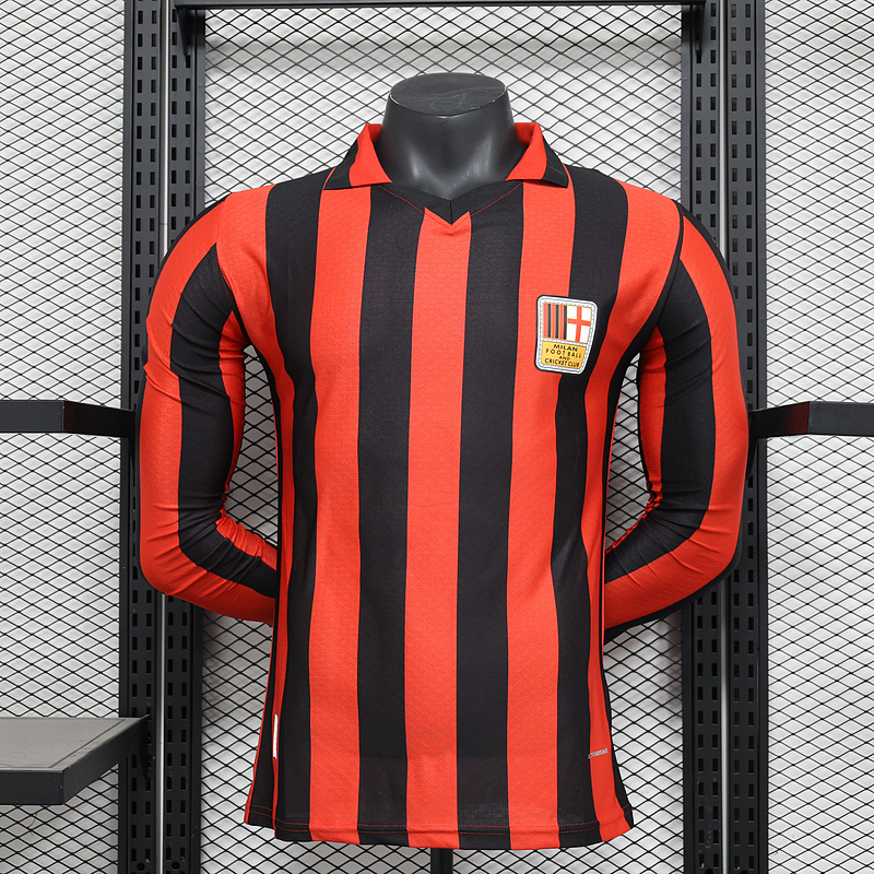Player 2024-25 AC Milan 125th Anniversary Goalkeeper Long Sleeve Football jersey