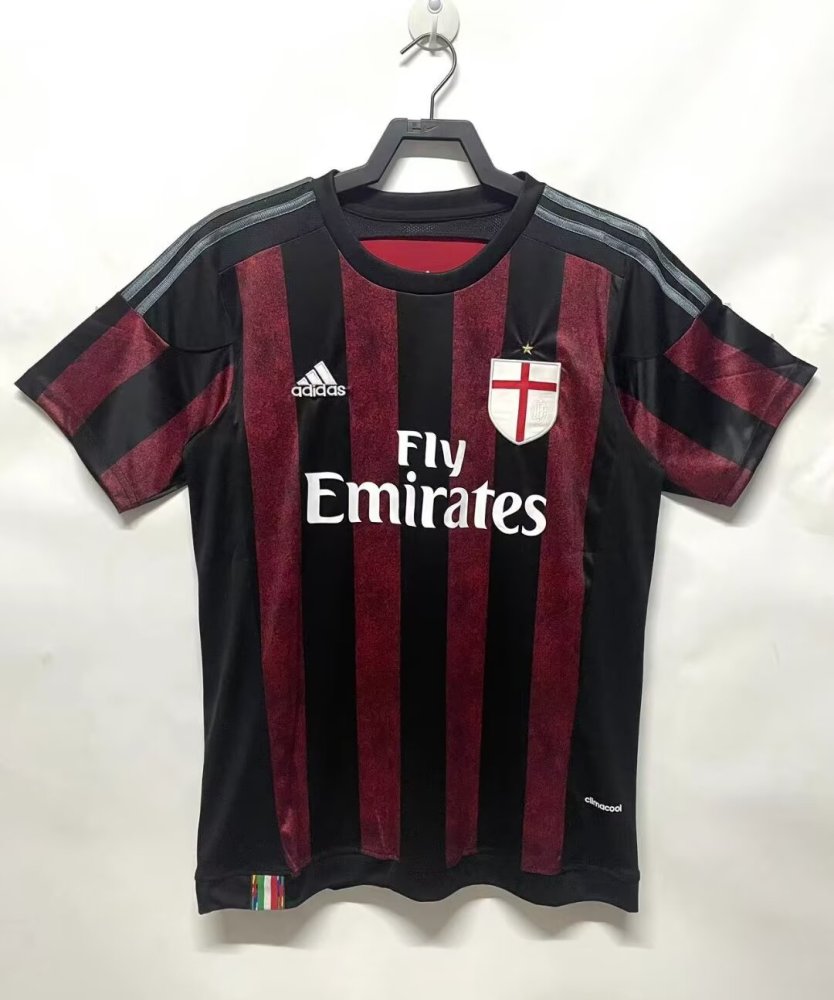 Retro 2015-16 AC Milan Home football jersey Retro