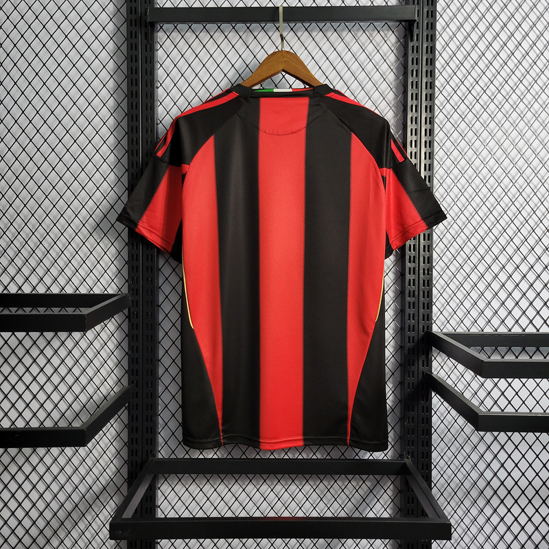 Retro 2010-11 AC Milan home IBRAHIMOVIC ZAMBROTTA KAKA MALDINI RONALDINHO BECKHAM PIRLO  Football jersey retro