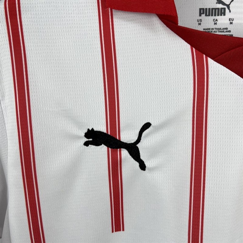 2025-26 Girona home jersey this season Football jersey