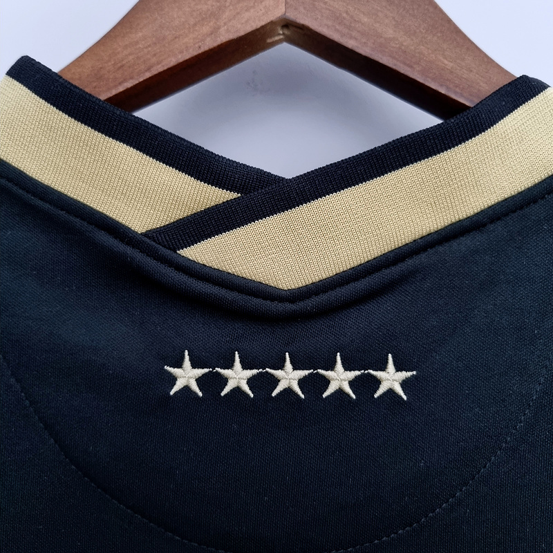 2022 Brazil Black Football jersey