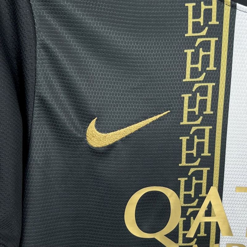 2025-26 PSG Black and Gold Edition Football jersey
