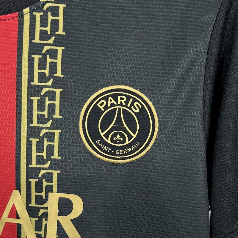 2025-26 PSG Black and Gold Edition Football jersey