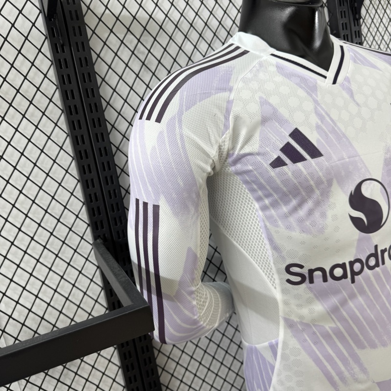 Player 2025-26 Manchester United Third Away Long sleeve Football jersey