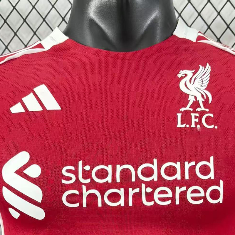 Player 2025-26 Liverpool Home Long sleeves Football jersey