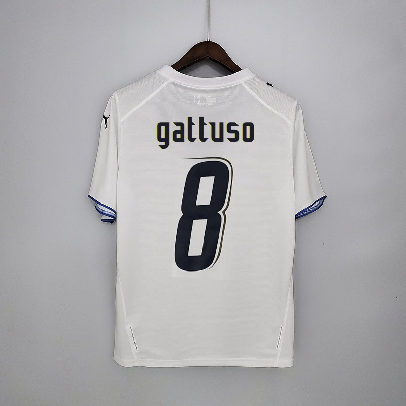 Retro Italy 2006 Home CANNAVARO TOTTI PIRLO DEL PIERO MATERAZZI Football jersey retro