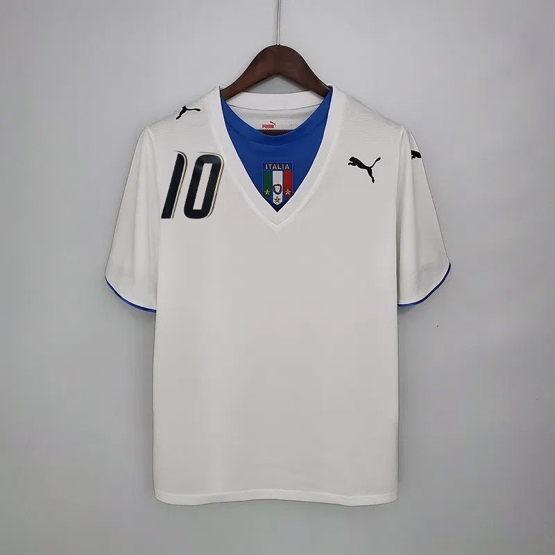 Retro Italy 2006 Home CANNAVARO TOTTI PIRLO DEL PIERO MATERAZZI Football jersey retro