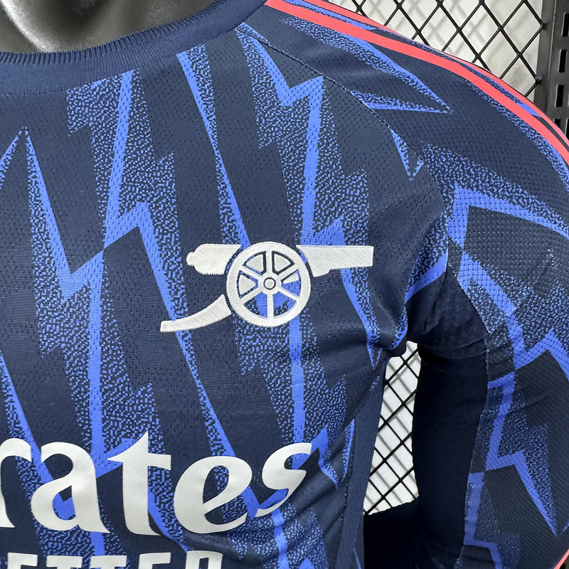 Player 2025-26 Arsenal Away Long Sleeve Football jersey