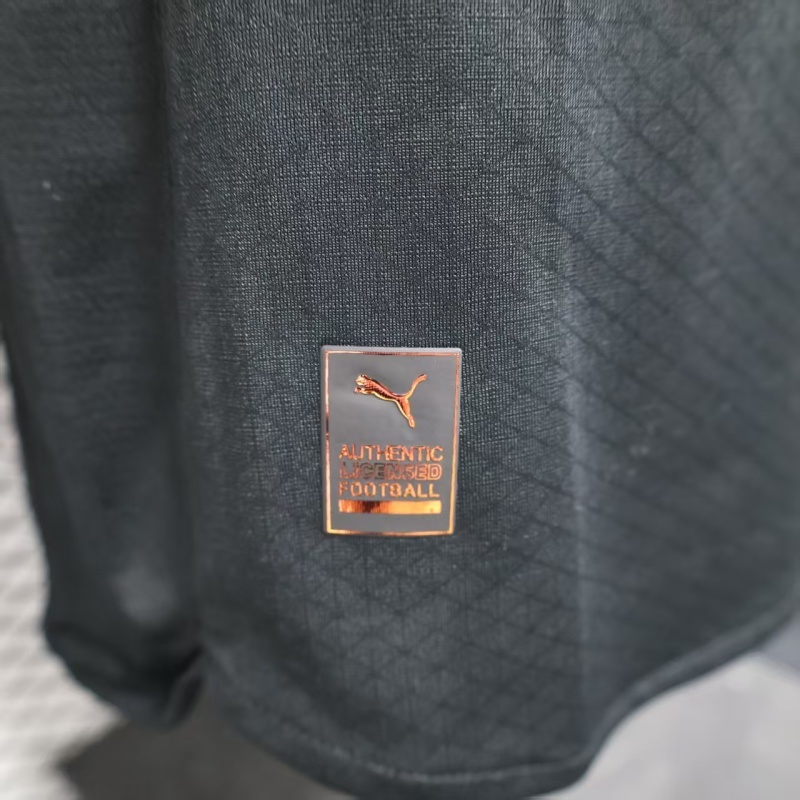 Player 2025-26 Manchester City Third Away long sleeves football jersey