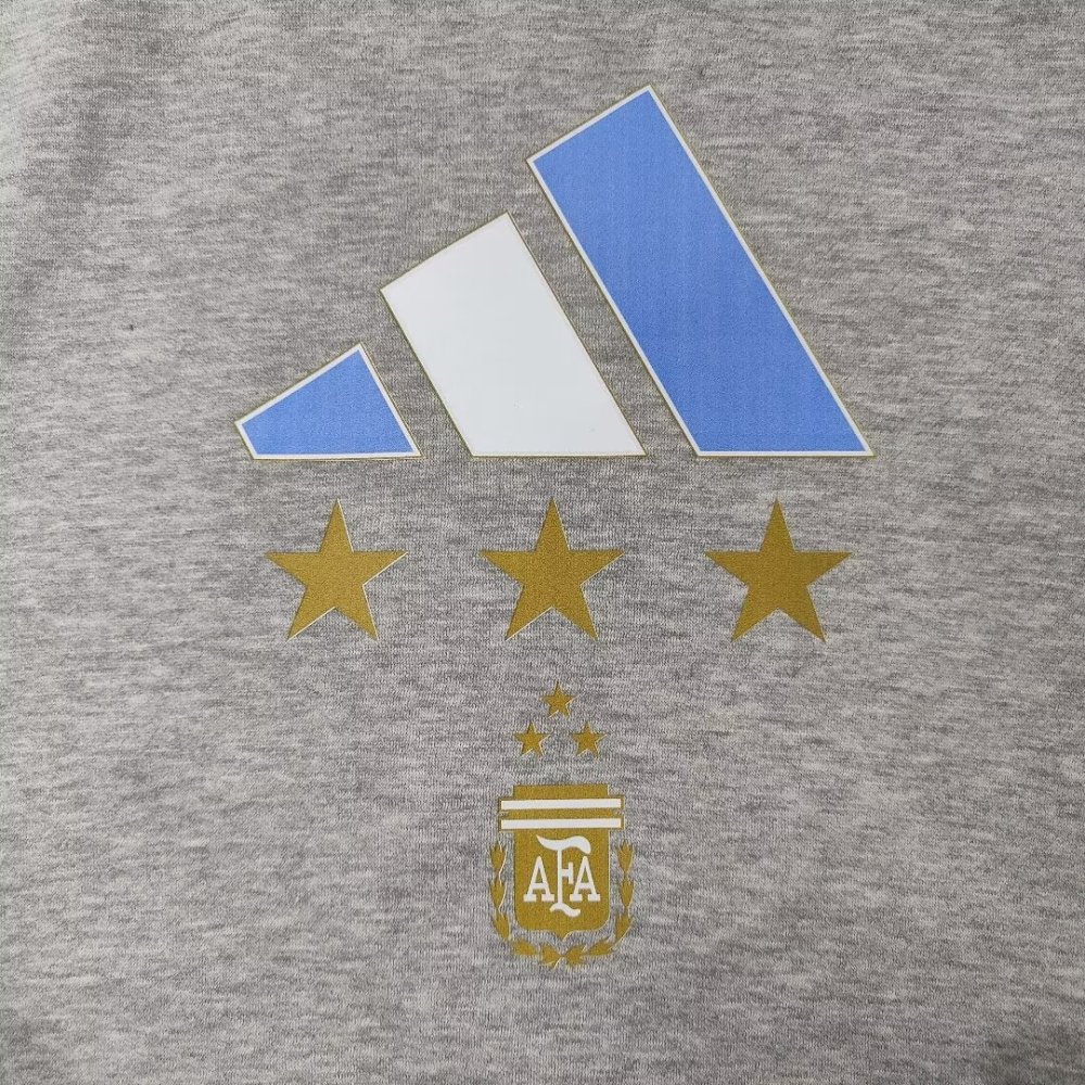 2024/25 Messi Argentina Casual Sweater Grey