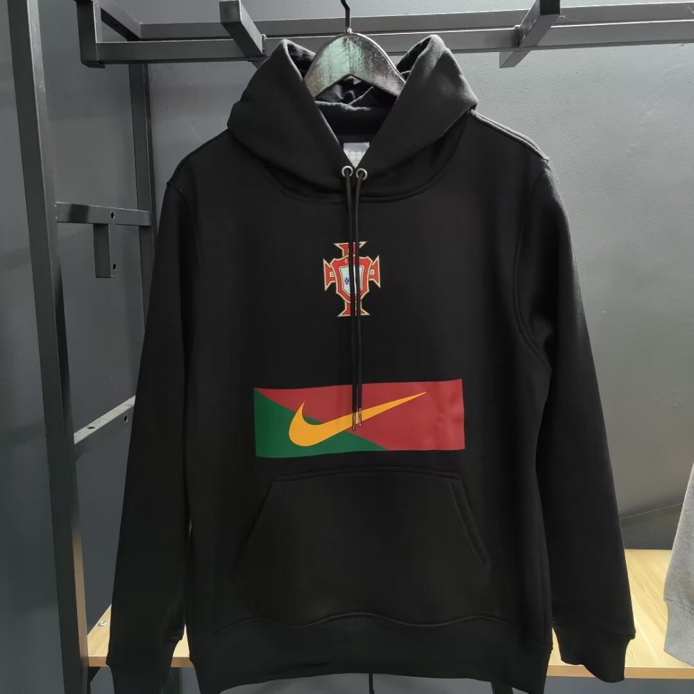 2024/25 Portugal black casual sweater.
