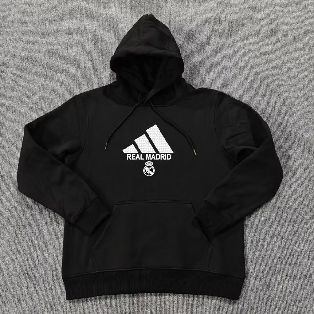 2024/25 Real Madrid Black Casual Sweater