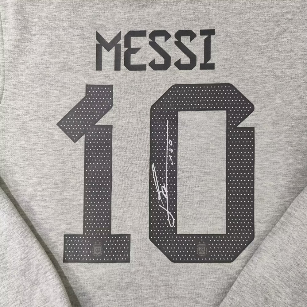 2024/25 Messi Argentina Casual Sweater Grey