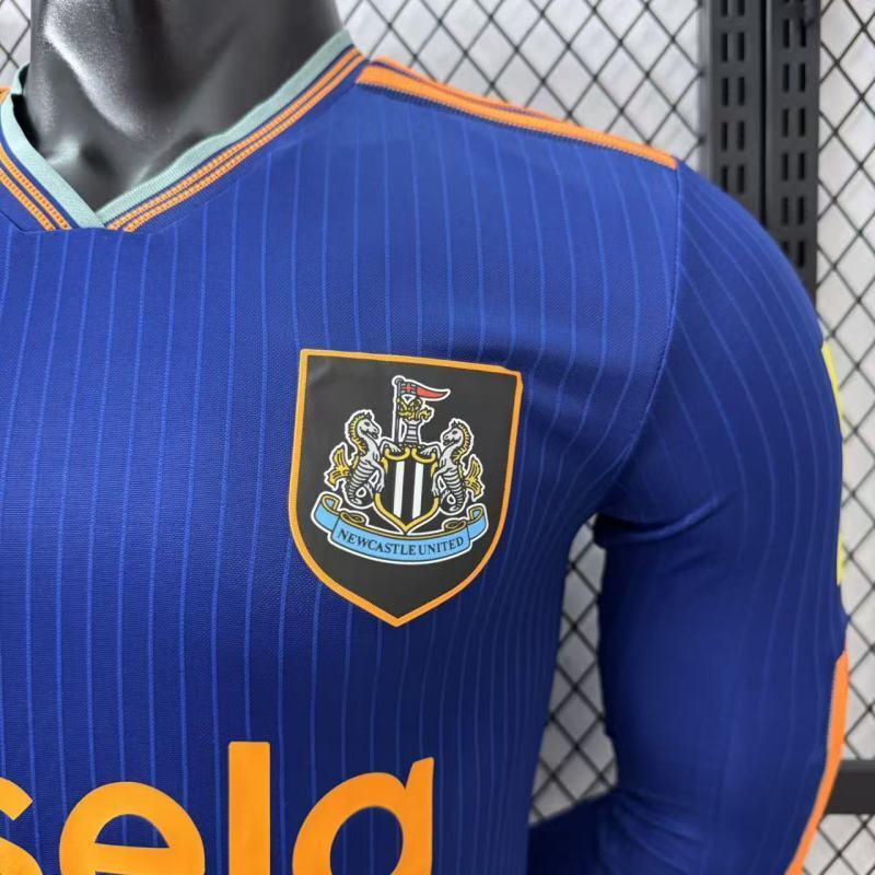 Player 2025-26 Newcastle United Third Away Long sleeves Football jersey