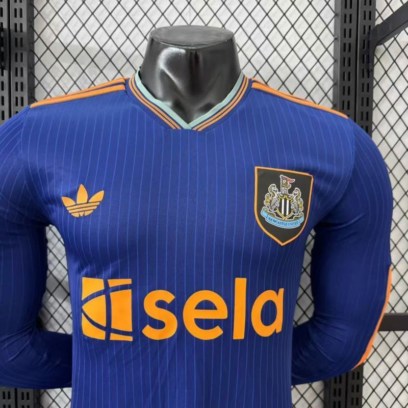Player 2025-26 Newcastle United Third Away Long sleeves Football jersey