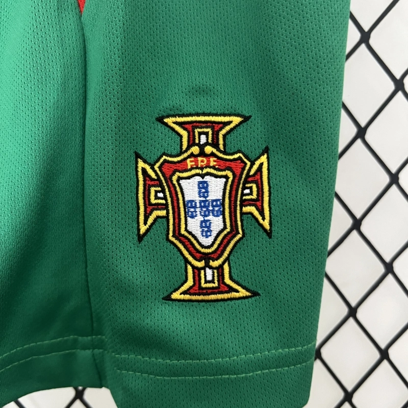 retro kids 2004 kids Portugal Home football jersey retro