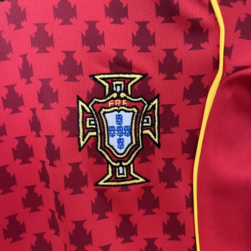 retro kids 2004 kids Portugal Home football jersey retro