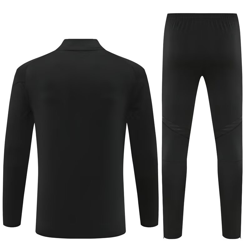 2025-26 Real Madrid black Special Edition Long Sleeve Training Suit