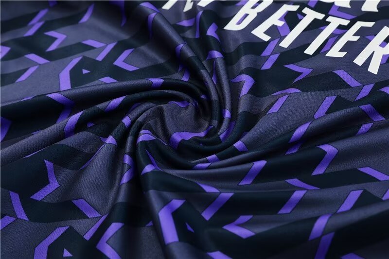 2023/2024 Real Madrid half-pull training uniform royal blue suit