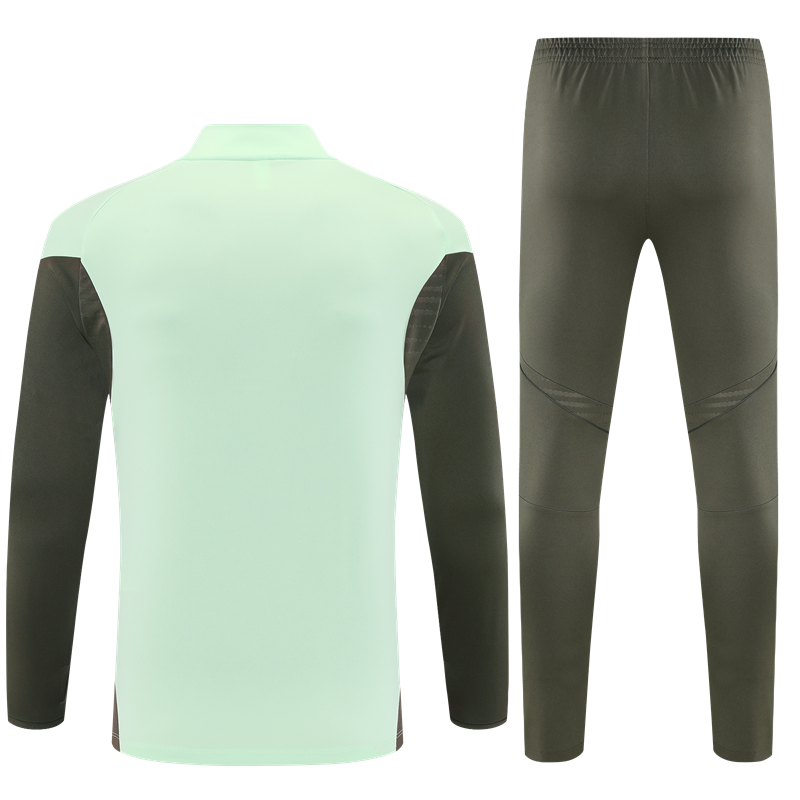 2025-26 Real Madrid light green long sleeved training uniform