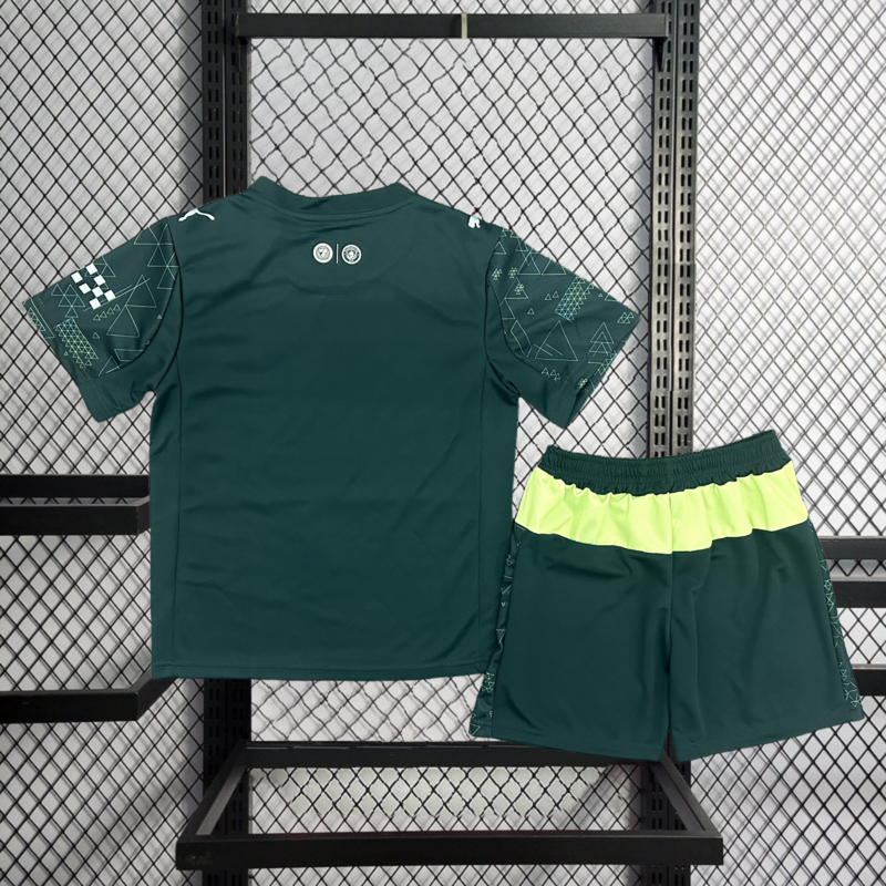 2025-26 Manchester City Fourth away kids Football jersey