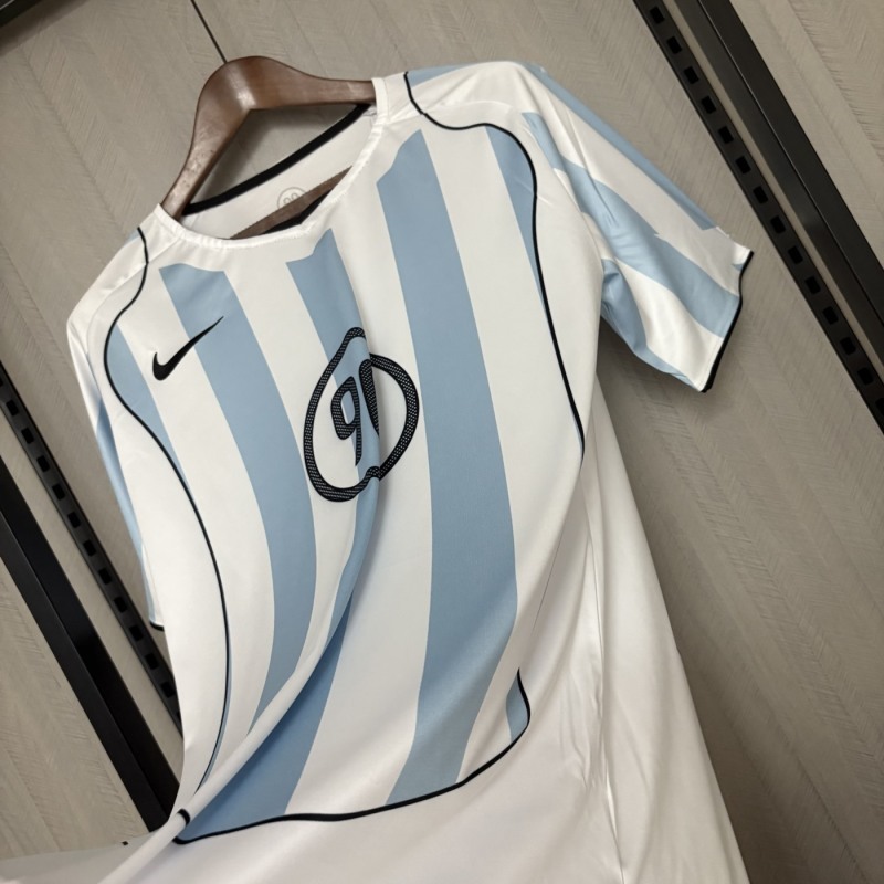 2025 Nike T90 Blue and White Colorway Football jersey
