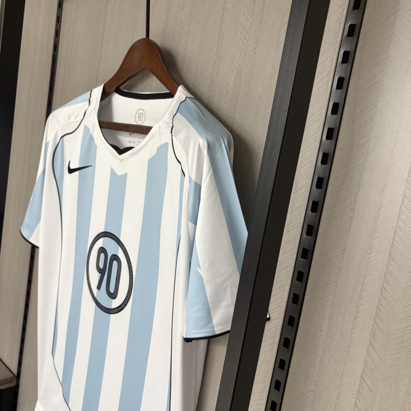 2025 Nike T90 Blue and White Colorway Football jersey