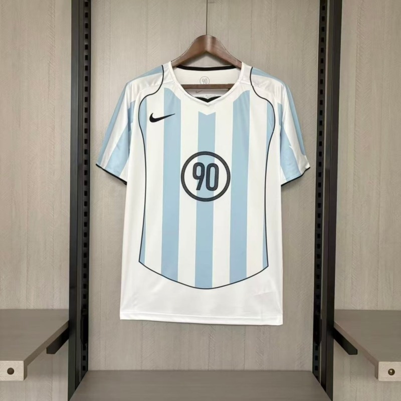 2025 Nike T90 Blue and White Colorway Football jersey