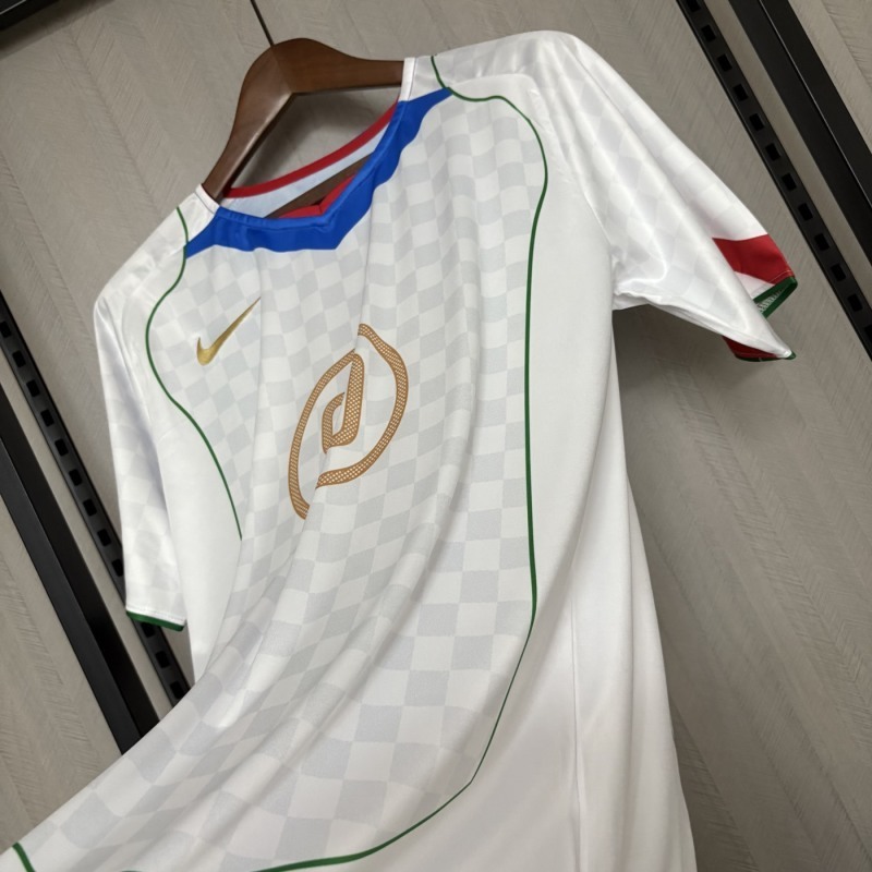 2025 Nike T90 in white and blue Football jersey