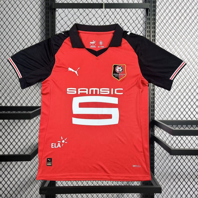 2025-26 Rennes Home Football jersey