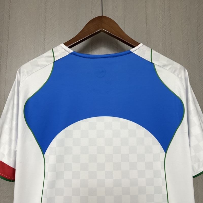 2025 Nike T90 in white and blue Football jersey
