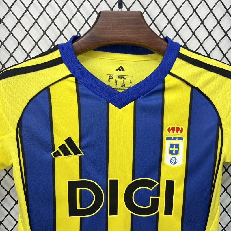 2025-26 Real Oviedo away kids Football jersey