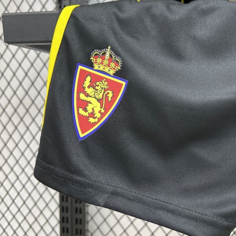 2025-26 Real Zaragoza Away Kids Football jersey