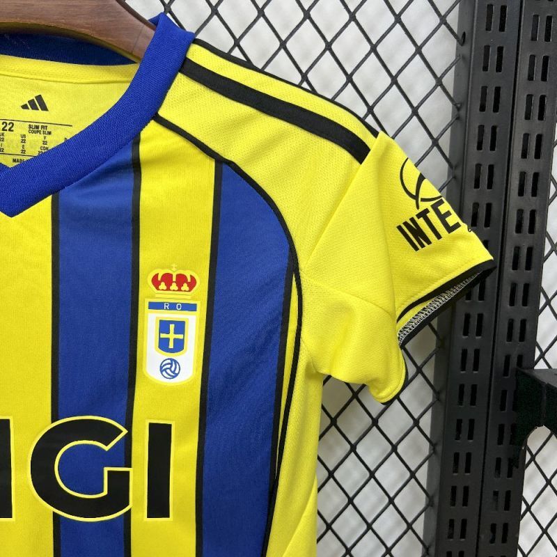 2025-26 Real Oviedo away kids Football jersey