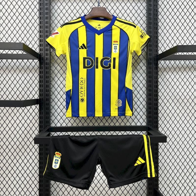 2025-26 Real Oviedo away kids Football jersey