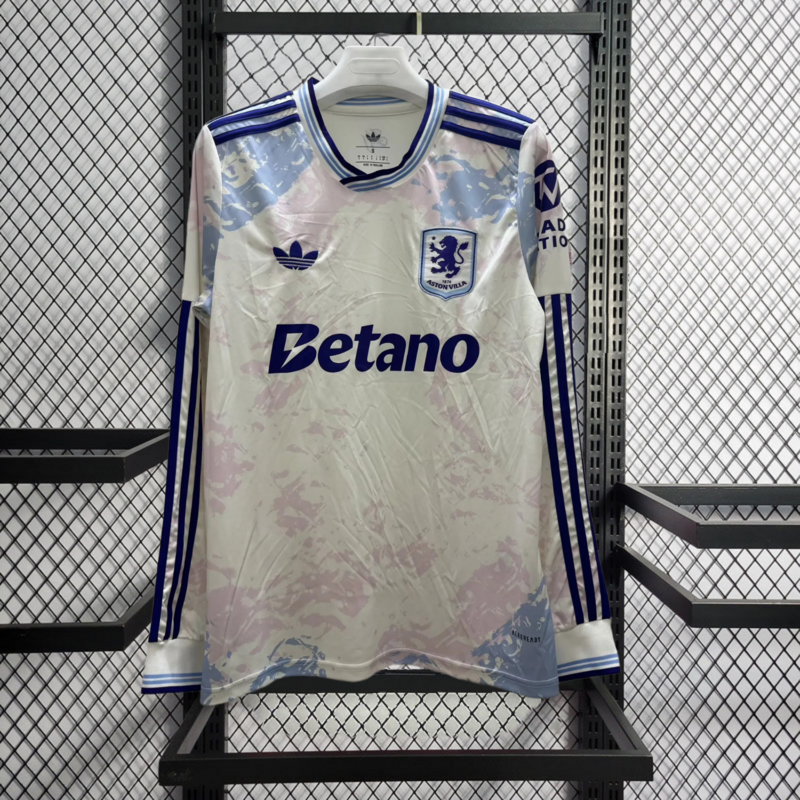 2025-26 Aston Villa third awa long sleeves Football jersey