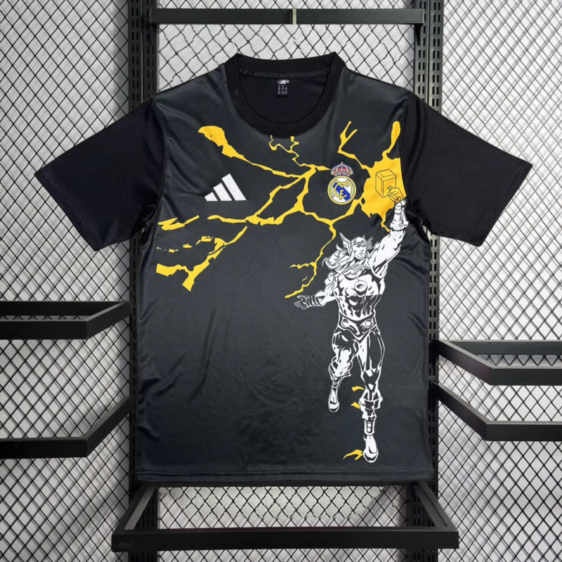 2025-26 Real Madrid Marvel collaboration edition Football jersey