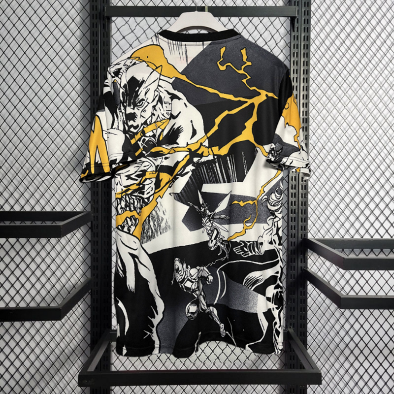 2025-26 Real Madrid Marvel collaboration edition Football jersey