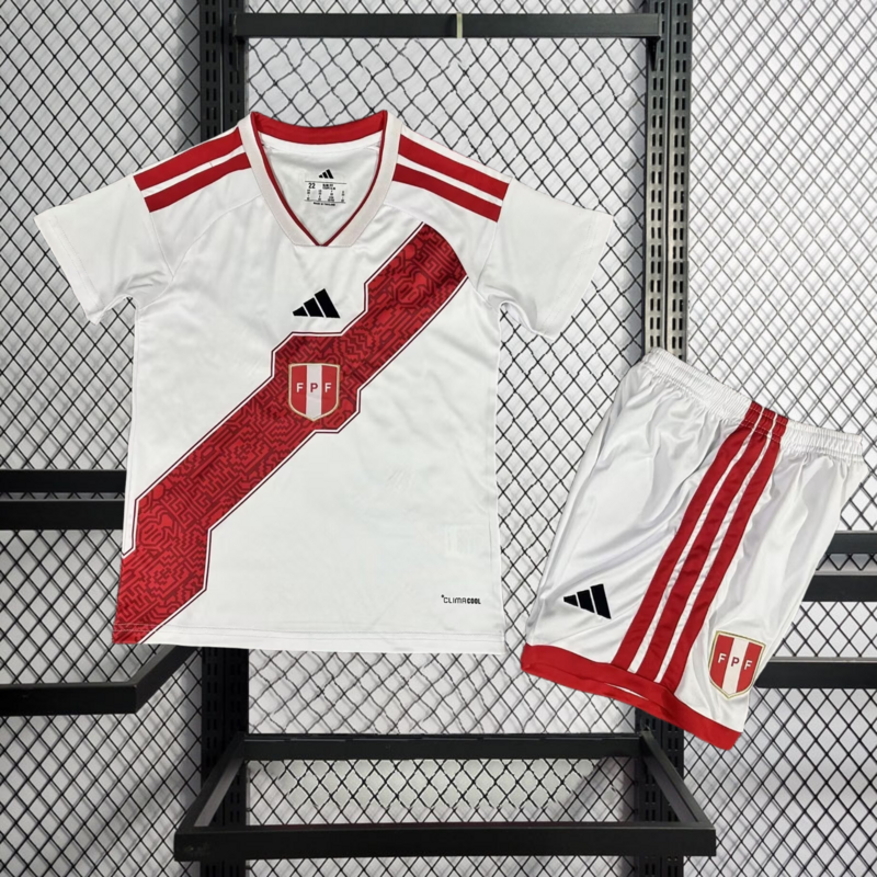 2026 Peru Home kids Football jersey