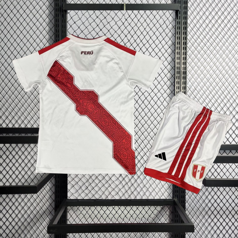 2026 Peru Home kids Football jersey