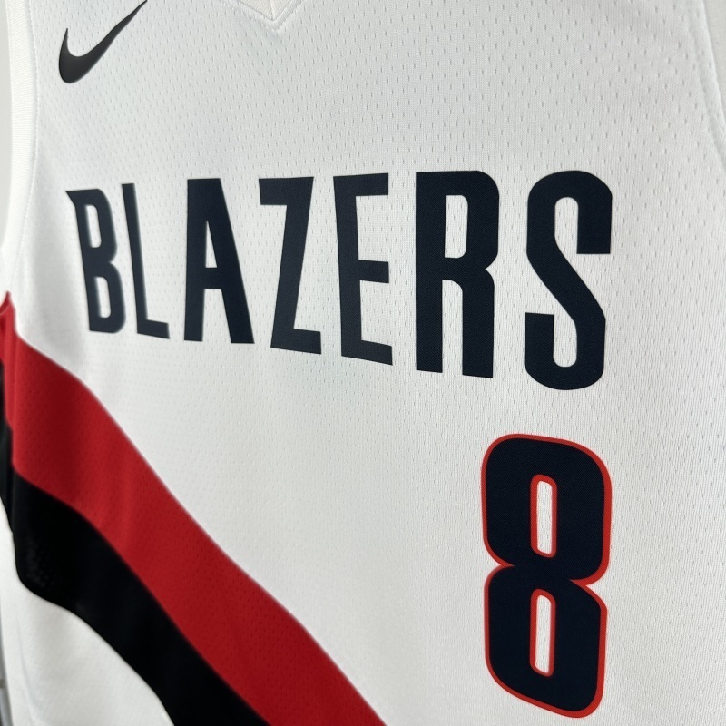 2026 NBA Portland Trail Blazers 8 AVDIJA Basketball Jersey
