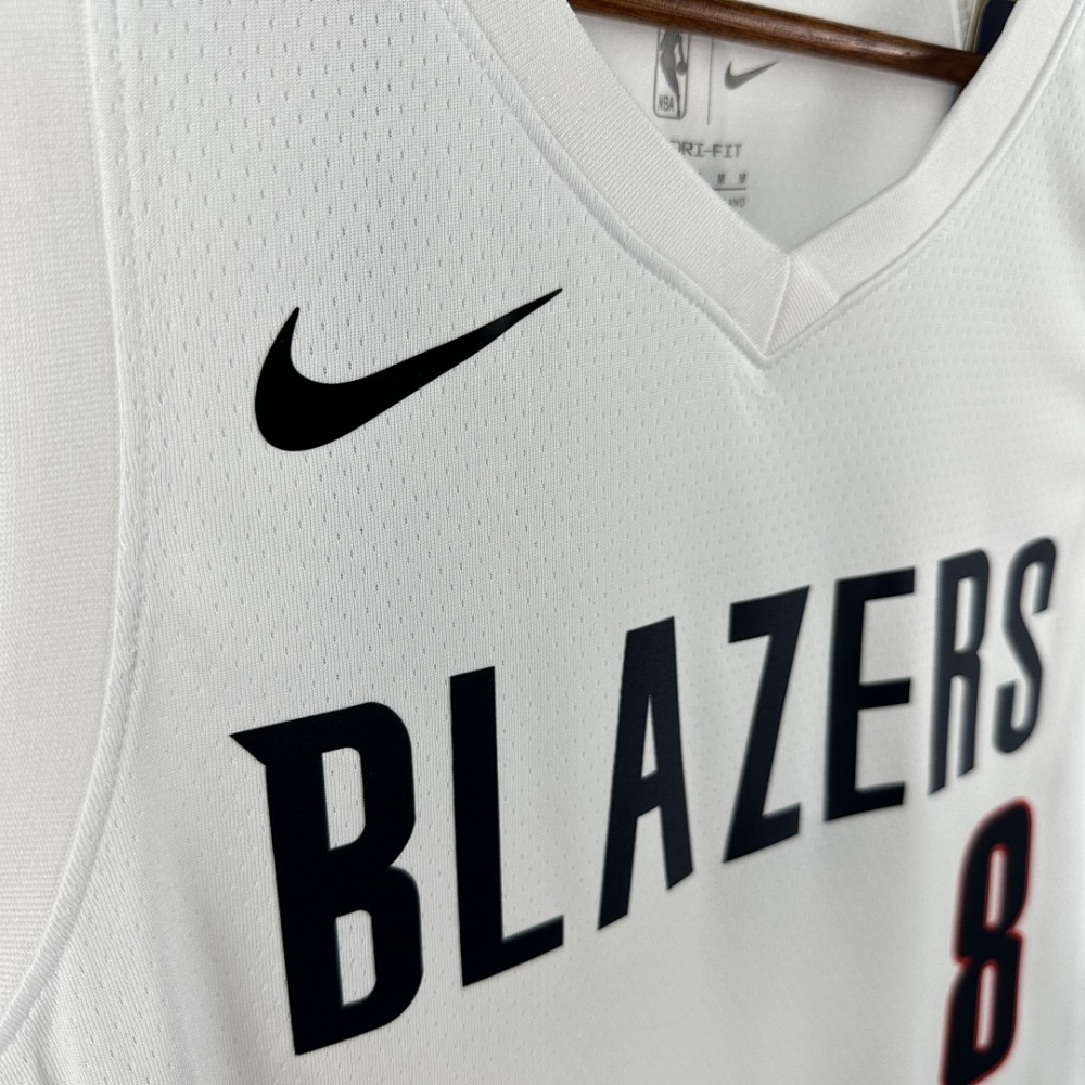 2026 NBA Portland Trail Blazers 8 AVDIJA Basketball Jersey